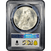 1922 Peace Dollar ($1) Reverse Slab Image