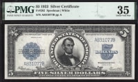 1923 $5 Porthole Silver Certificate OBVERSE Image
