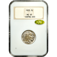 1923 Buffalo Nickel (5c) SLAB Image