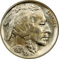 1923 Buffalo Nickel (5c) OBVERSE Image