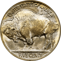 1923 Buffalo Nickel (5c) REVERSE Image
