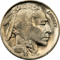 1923 Buffalo Nickel (5c) Obverse Image