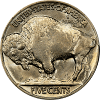 1923 Buffalo Nickel (5c) Reverse Image