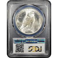 1923-D Peace Dollar ($1) Reverse Slab Image