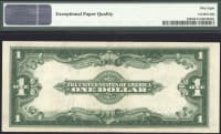 1923 Horseblanket $1 Silver Certificate Reverse Image
