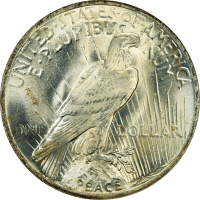 1923 Peace Dollar ($1) REVERSE Image