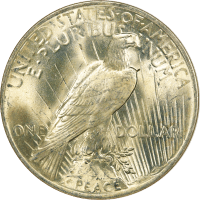 1923 Peace Dollar ($1) Reverse Image