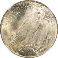 1923 Peace Dollar ($1) Reverse Image