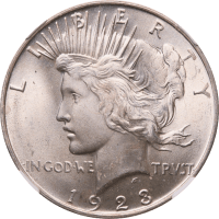 1923 Peace Dollar ($1) Obverse Image