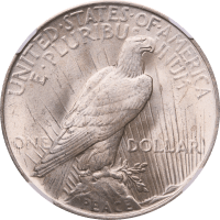 1923 Peace Dollar ($1) Reverse Image
