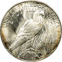 1923 Peace Dollar ($1) Reverse Image