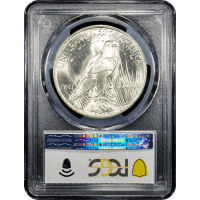 1923 Peace Dollar ($1) Reverse Slab Image