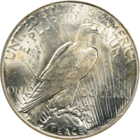 1923-S Peace Dollar ($1) Reverse Image
