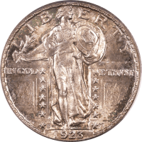 1923-S Standing Liberty Quarter (25c) Obverse Image