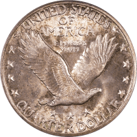 1923-S Standing Liberty Quarter (25c) Reverse Image