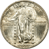 1923 Standing Liberty Quarter (25c) Obverse Image