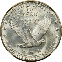 1924-D Standing Liberty Quarter (25c) REVERSE Image