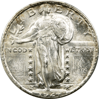 1924-D Standing Liberty Quarter (25c) Obverse Image