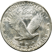 1924-D Standing Liberty Quarter (25c) Reverse Image