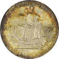 1924 Huguenot Commem Half Dollar (50c) REVERSE Image