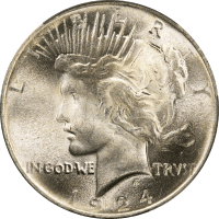 1924 Peace Dollar ($1) Obverse Image