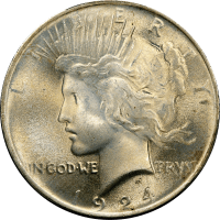 1924 Peace Dollar ($1) Obverse Image