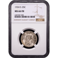 1924-S Standing Liberty Quarter (25c) Obverse Slab Image