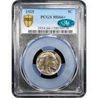 1925 Buffalo Nickel (5c) SLAB Image
