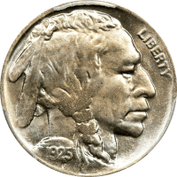 1925 Buffalo Nickel (5c) OBVERSE Image