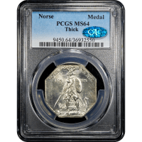 1925 Norse American Medal (Thick) Obverse Slab Image