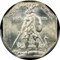 1925 Norse American Medal (Thick) Obverse Image