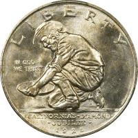 1925-S California Commemorative Half Dollar (50c) Obverse Image