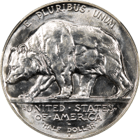 1925-S California Commemorative Half Dollar (50c) Reverse Image