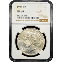 1926-D Peace Dollar ($1) Obverse Slab Image