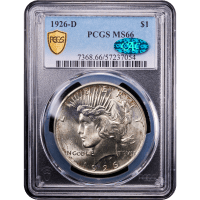 1926-D Peace Dollar ($1) Obverse Slab Image