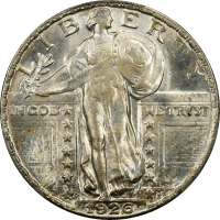 1926-D Standing Liberty Quarter (25c) OBVERSE Image