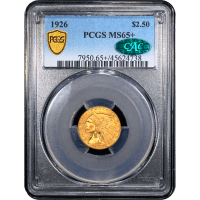 1926 Indian Gold Quarter Eagle ($2.50) SLAB Image