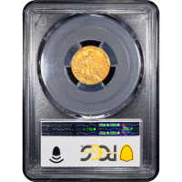 1926 Indian Gold Quarter Eagle ($2.50) Reverse Slab Image