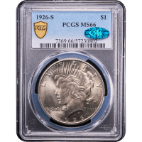 1926-S Peace Dollar ($1) Obverse Slab Image
