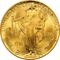 1926 Sesquicentennial Commemorative Gold Quarter Eagle ($2.50) OBVERSE Image
