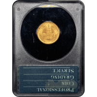 1926 Sesquicentennial Commemorative Gold Quarter Eagle ($2.50) Rattler Reverse Slab Image