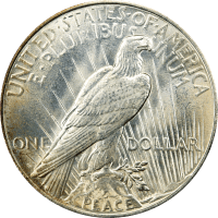 1927-D Peace Dollar ($1) Reverse Image