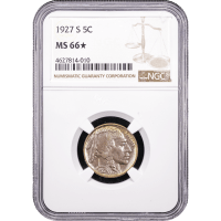 1927-S Buffalo Nickel (5c) Obverse Slab Image