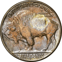 1927-S Buffalo Nickel (5c) Reverse Image