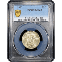1927 Standing Liberty Quarter (25c) Obverse Slab Image