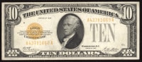 1928 $10 Gold Certificate Obverse Image