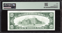 1928 $10 Gold Certificate Reverse Image