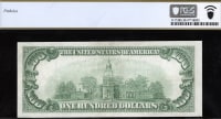 1928 $100 Gold Certificate Reverse Image