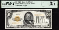 1928 $50 Gold Certificate Obverse Image