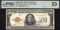 1928 $500 Gold Certificate OBVERSE Image